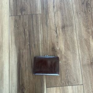 HOBO Brown Leather Wallet